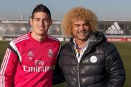 James Rodríguez y Pibe Valderrama