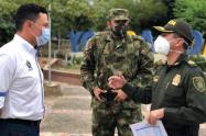 Se coordinó adoptar acciones junto a la alcaldía para dar con la captura de los presuntos responsables del hecho