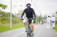 Ciclista en Ibagué