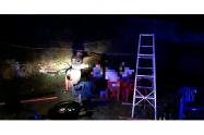 Fiesta en Rovira en pleno toque de queda