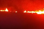 En las últimas horas se registraron cuatro incendios en el departamento: tres incendios forestales en San Luis, Natagaima y Ambalema