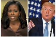 Michelle Obama y Donald Trump
