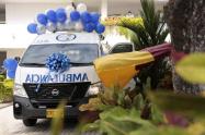 Entregaron ambulancia en el Espinal