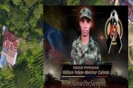 William Felipe Melchor Galindo, oriundo de la ciudad de Neiva, fue uno de los 4 militares asesinados en Norte de Santander