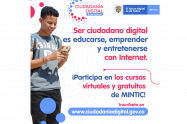 Con una oferta de 33 cursos, los colombianos mayores de 13 años podrán certificar sus competencias digitales.