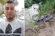 Como Daniel Felipe Tovar, fue identificado el individuo que cayó al río Magdalena, luego de perder el control de su motocicleta