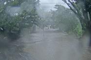 Durante las precipitaciones no se presentaron  personas lesionadas.