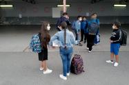 Regreso de niños a colegios 