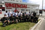 Dieron serenata a trajadores del hospital Federico Lleras Acosta