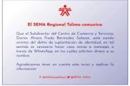 Advertencia Sena 