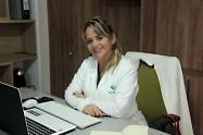 Bacterióloga Claudia Chacón 