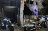 Incendio esctructural en Brisas del Pedregal