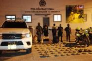 Capturado con 40 kilos de marihuana en el puente de Cajamarca Tolima