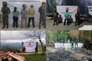 Incautaron madera y carbón sin los permisos para su comercialización en Armero, Líbano y Venadillo