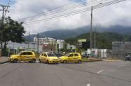 Protesta taxistas Ibagué