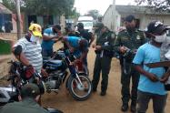 La Policía del Atlántico realizó una campaña para prevenir hurto a motos.