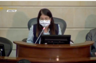 Criselda Lobo, preside sesión plenaria