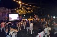 Llegó ´Cine al Parque’ a Honda, norte del Tolima