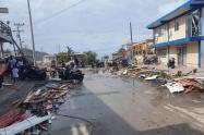 Providencia tras el paso del huracán Iota