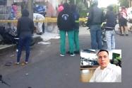 Falleció motociclista al estrellarse contra poste en el barrio Belalcazar de Ibagué