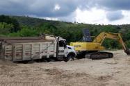 Material de arrastre en San Luis