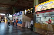Terminal de transporte  lista para la temporada de fin de año