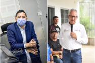 Alcalde Hurtado y exalcalde Jaramillo