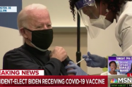 Joe Biden se vacuna contra la covid-19