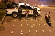 Viajaba con 18 mil dosis de marihuana en su moto por Chicoral