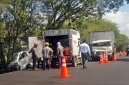 Dos funcionarios de Celsia lesionados tras accidentarse en la vía Ibagué – Alvarado