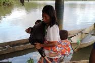 Comunidades indígenas desplazadas en Bahía Solano, Chocó