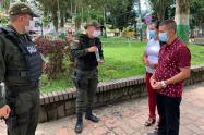 Gaula educa a la comunidad de El Líbano