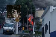Incendio en el barrio Las Ferias de Ibagué