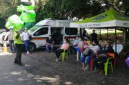 Policía y Alcaldía en Natagaima realizan campaña de prevención vial.