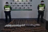 En el municipio de San Luis incautaron cerca de 40 kilos de pólvora