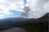 El volcán ha estado activo desde el 2011