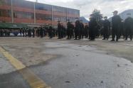 Uniformados de la Policía Metropolitana de Bogotá