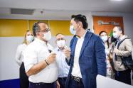 alcalde Hurtado y presidente de la CCI, Bulla 2021