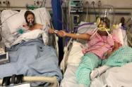 La última fotografía de una madre y su hija antes de morir de Covid