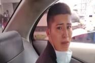 Ladrón de celular, tras ser atrapado, se pone a llorar y llama a su mamá