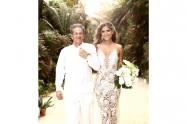 Laura Tobón y su papá