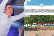 El Agrado, se queda sin alcalde