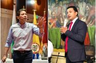 Alcalde Hurtado y concejal Javier Mora 2021