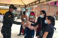 La Policía llegó a Riomanso con todas sus especialidades institucionales
