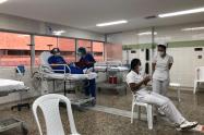 Simulacro de vacunación en Ibagué. 
