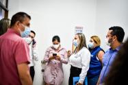 Simulacro para recibir las vacunas contra la Covid-19 en Ibagué