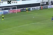 Captura de pantalla, tiro penal ejecutado.