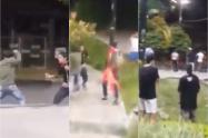 A cuchillo se agarraron jóvenes en el Skate Park de Ibagué