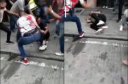 Golpiza a ladrón en Cali