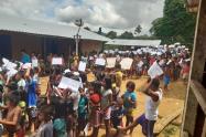 Menores de edad confinados en Chocó. 